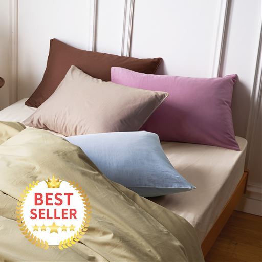 「丈夫でしっかり」枕カバー(綿100%ツイル)