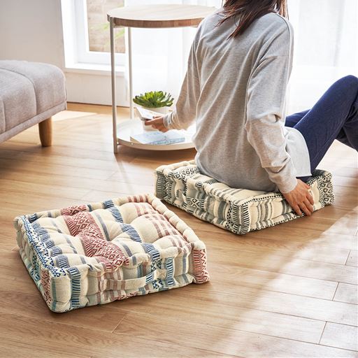 インド綿クッキークッション