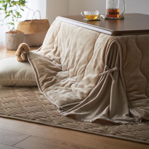 省スペースこたつ掛け布団(うさぎみたいな肌ざわり)