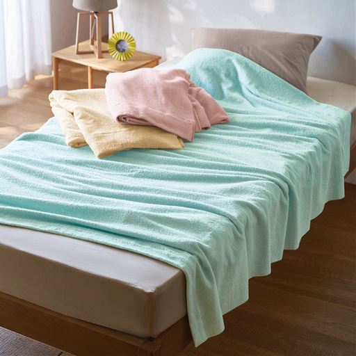 肌側綿100%マイヤータオルケット