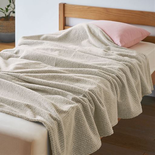 【日本製】あったかウール混綿毛布