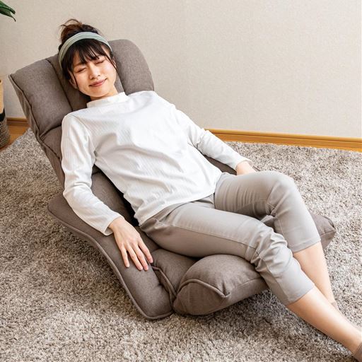 腰がととのう座椅子(肘付きタイプ)