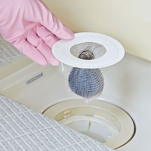 髪の毛トリトリ排水口Easy(イージー)ネット/お風呂の排水口ネット