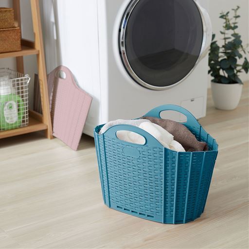 折りたためるランドリーバスケット20L
