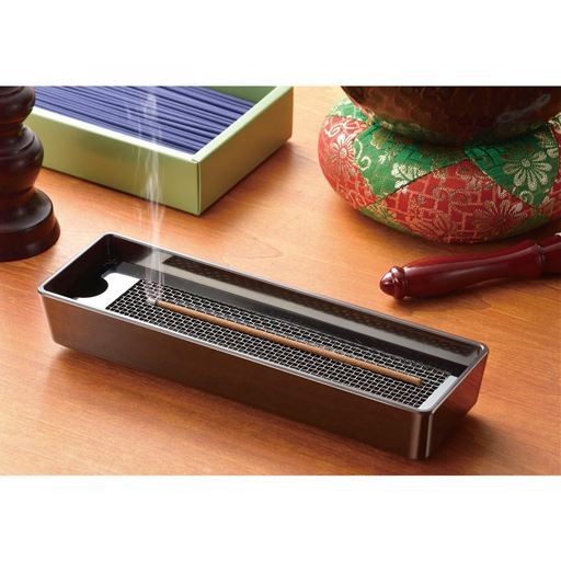 横に置いて倒れない線香皿