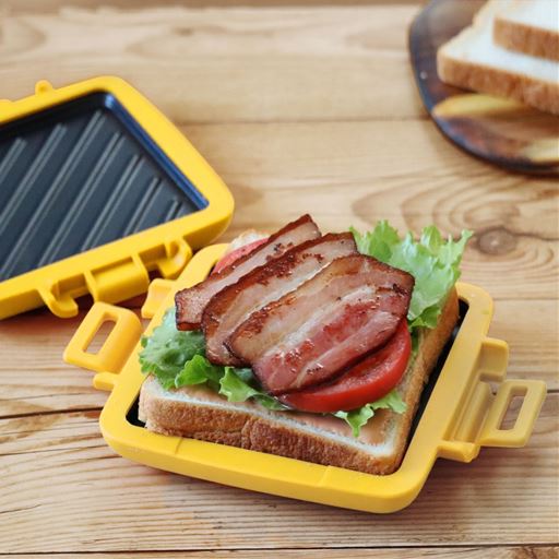 電子レンジで作れるホットサンドメーカー