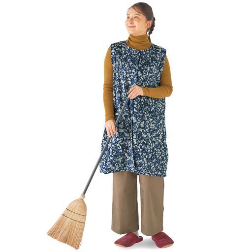 あったかボアキルトエプロン