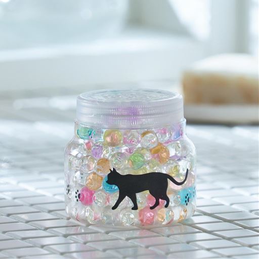 猫デザインの防カビ・消臭バイオ(2個組)/ゲルタイプ