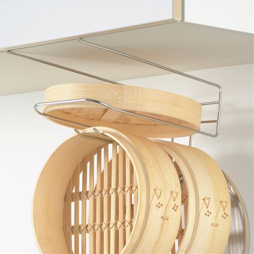 せいろも干せる引っ掛けラック