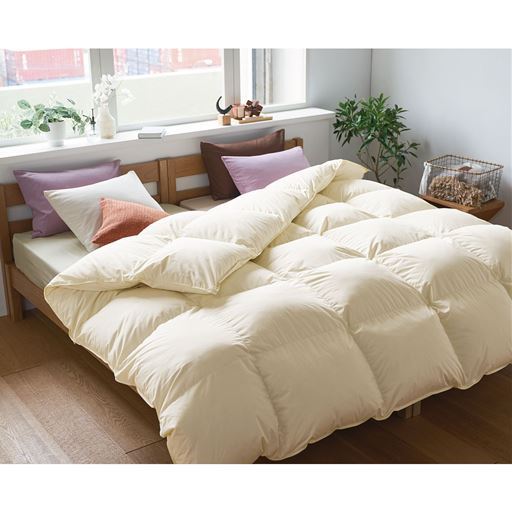 サイズが選べる羽毛掛け布団(エクセルゴールド)