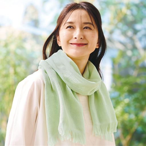 ライトグリーン<br>お出かけに年中活躍!