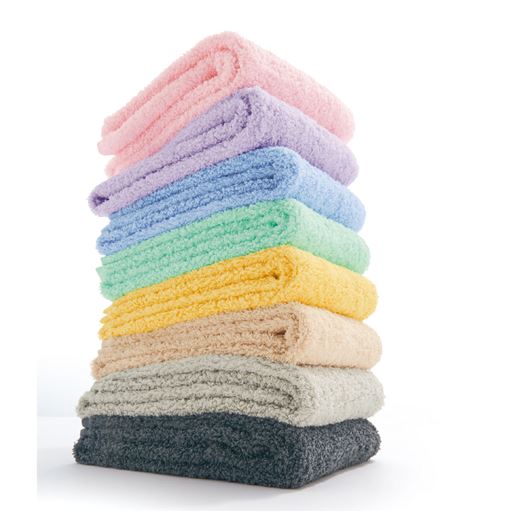 (上から)ソフトピンク・ライラック・ソフトブルー・エメラルドグリーン・マリーゴールド・シナモン・パールグレー・チャコールグレー