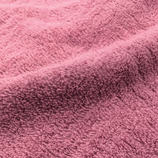 ピンク<br>甘撚りな糸でふんわりソフトな風合い。