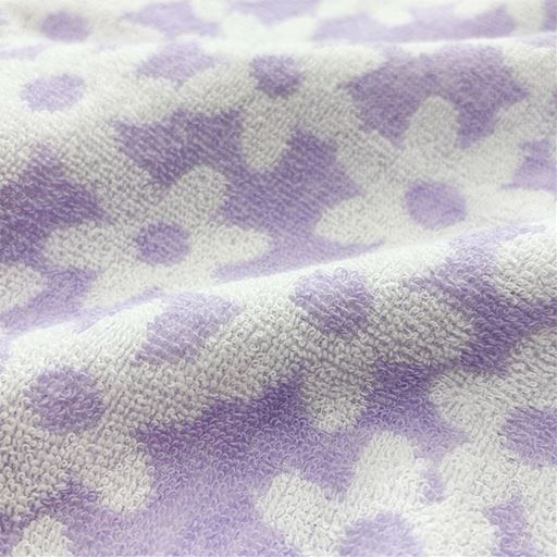 生地拡大<br>パープル(フラワー)