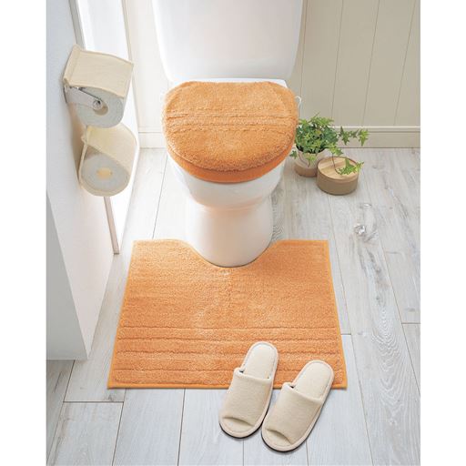 ダルオレンジ ※商品は便座カバーです。<br>オリジナルカラー展開で、コーディネートも自由自在。