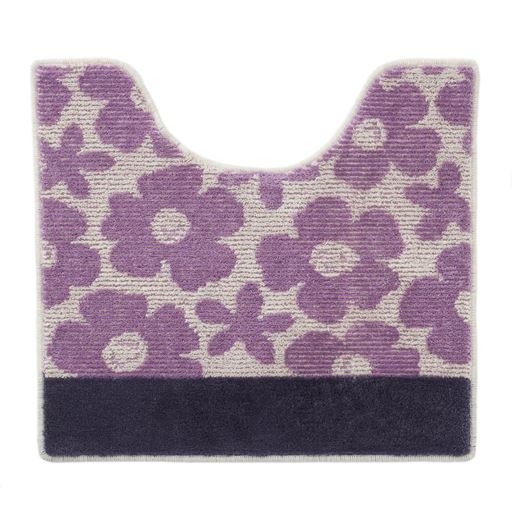 パープル系(フラワー)<br>Mマット(横60×縦55cm)