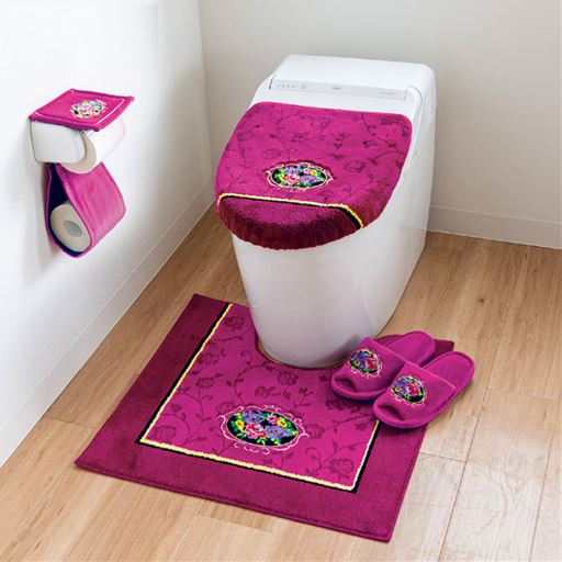 ピンク <br>トイレマットM