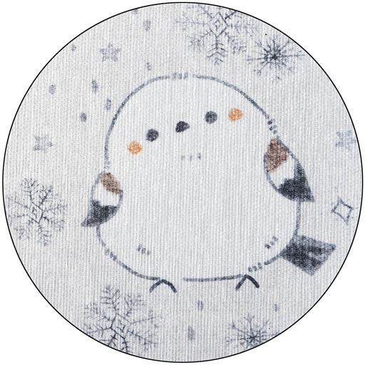 愛らしい動物のデザインがキッチンを華やかにしてくれます♪グレー(シマエナガ)