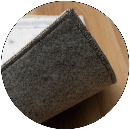 裏面にはすべり止め加工付き。