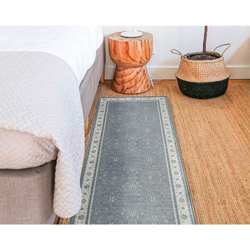 ベッドサイドに<br>120×45cm <br>グレー