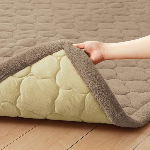 裏面にはズレを防ぐすべりにくい加工付き。