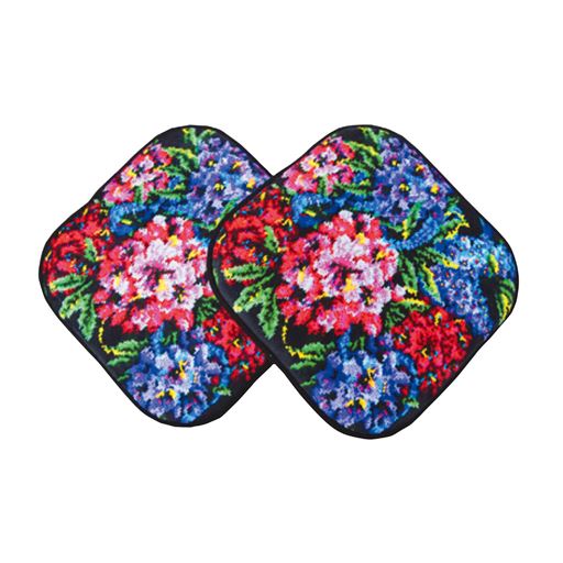 同柄2枚組<br>ブラック(アルペンローズ)