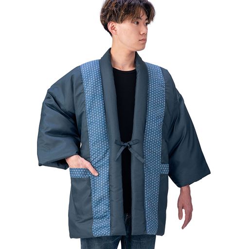 ブルー(LL～3Lサイズ)<br>見た目もほっこり落ち着いた印象。