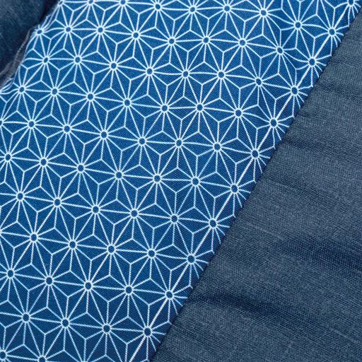 ブルー<br>シックなカラーと上品な和柄がおしゃれな印象に。