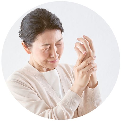 手が動かしにくくて大変なのよね…