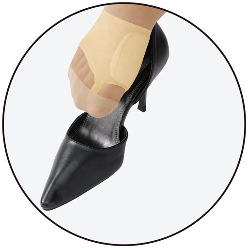 薄型だから靴がそのまま履ける! ※イメージ