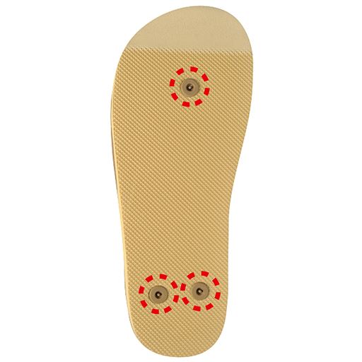 底面に三箇所の滑り止め付き!