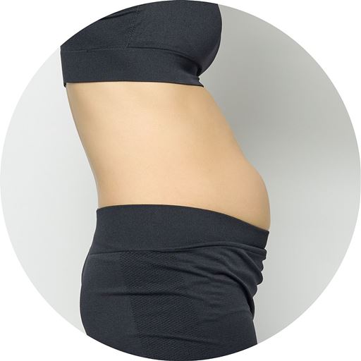 気になるお腹に