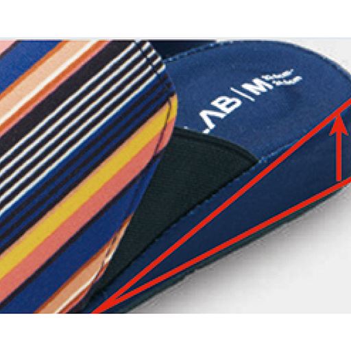 重心位置を意識。歩き出しがスムーズになり、推進力がアップ。