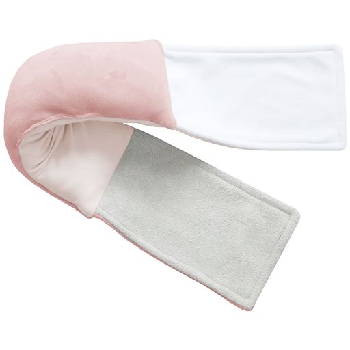 ピンク 首用 ピッタリくっつく不思議な布で軽い力でつけられる!バリバリ音無しで快適!