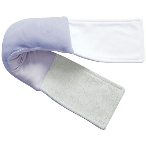 パープル 首用 ピッタリくっつく不思議な布で軽い力でつけられる!バリバリ音無しで快適!