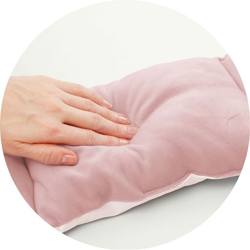 もちもち 季節に応じて使い分け リバーシブル仕様 暑い時期はさらりとした生地を、寒い時期は起毛の生地を肌側に巻くと快適にお使いいただけます。