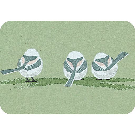 裏面にはシマエナガの後ろ姿♪