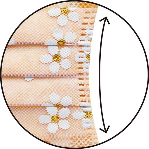 フェイスラインをすっきり見せる!