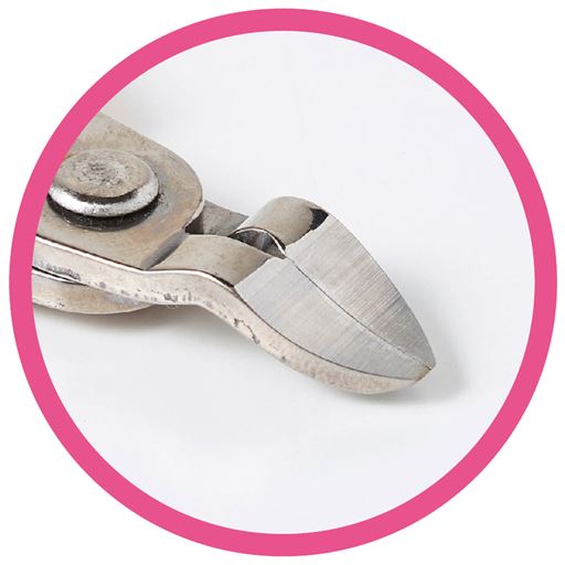 すき間なくぴたりと合わさる刃先