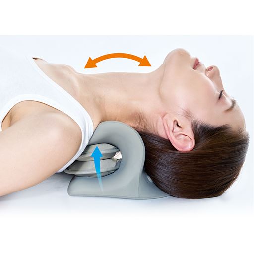 首に沿わせて寝るだけ! カンタン1日5分