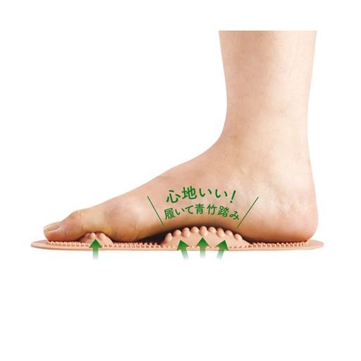 筋肉のこりをほぐし、血行をよくする。指圧代用器 ※使用イメージ