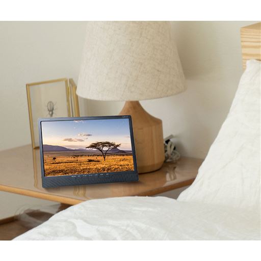 ブラック 14インチ<br>ベッドサイドなどで<br>※イメージ