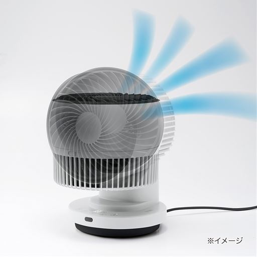 DCモーターで音が静か!