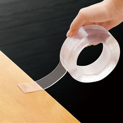 しっかり貼れてキレイに剥がせる両面テープ 長さ3m