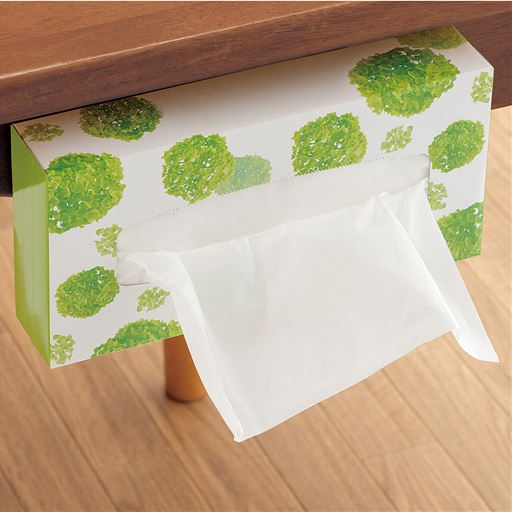 ティッシュケースも好きな場所に