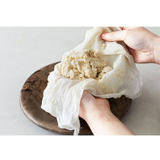 豆乳をこした後はふわふわのおからも楽しめる♪