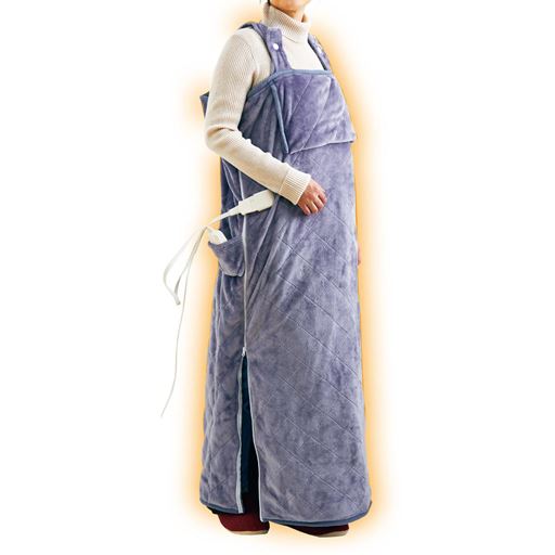 足を出せるから着たまま歩ける!