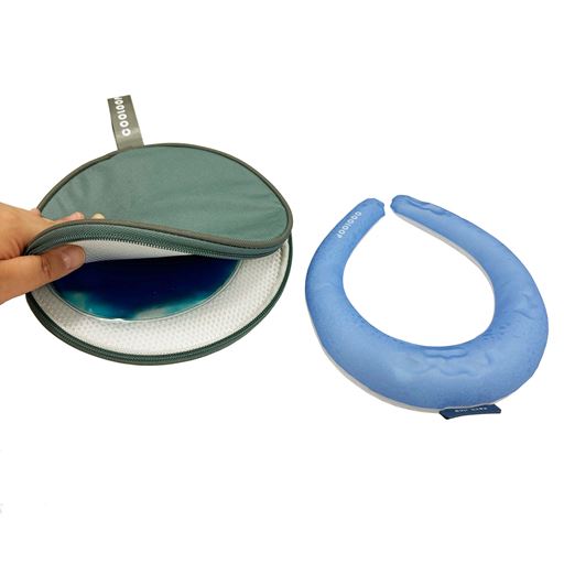 ※使用イメージ<br>クールネックリングプラスLサイズを入れにくいと感じた場合は保冷剤を奥の方に入れて、クールネックリングプラスを画像の向きで入れて頂くと入れやすくなります。