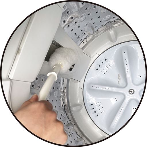 フィルター裏の溝にも