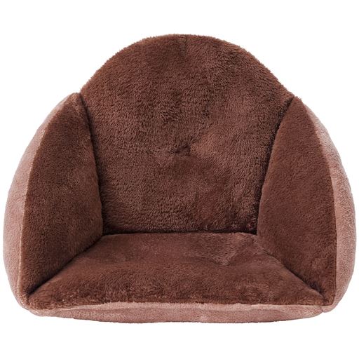 腰回りをすっぽりつつんで後ろからの冷気もカバー ふわっとした座面で心地よく座れます